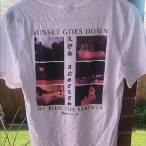 Los Angeles white tee shirt